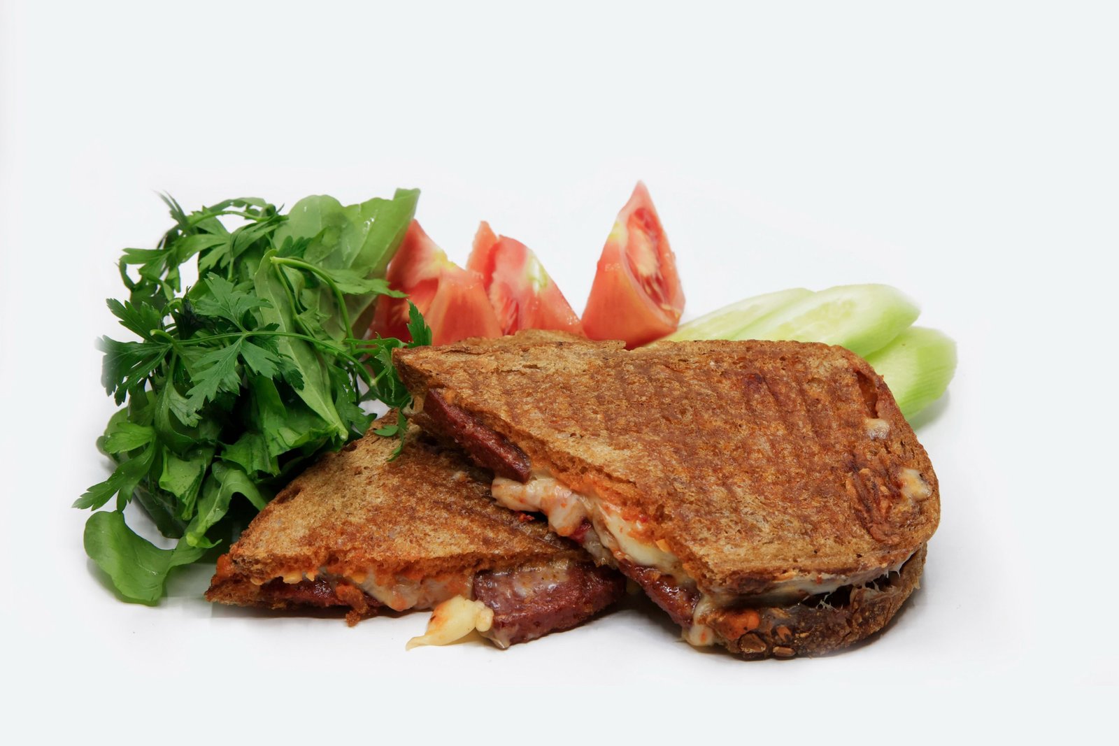 Ekşi Maya Ekmekli Kaşarlı Tost
